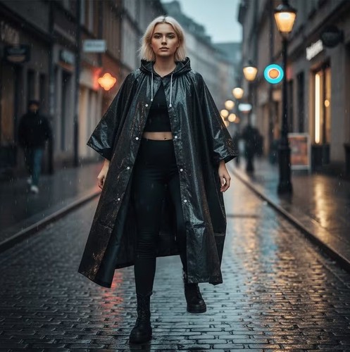Damen regen mantel - damen,