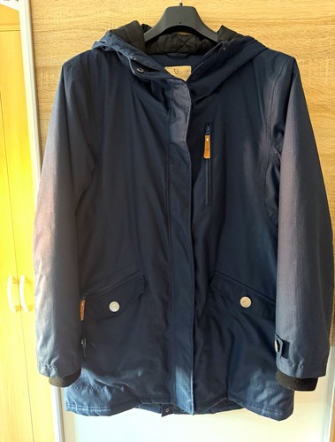 Damen parka jacke - parka, blau