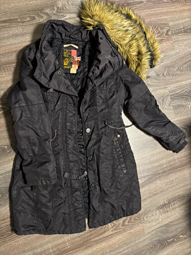Khujo damen parka schwarz - damen,