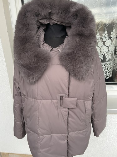 Damen winterjacke echt pelz - winterjacke,