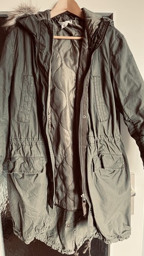 Parka winterjacke khaki gr - parka,