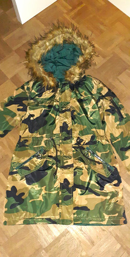 Unisex parka jacke camouflage - jacke,