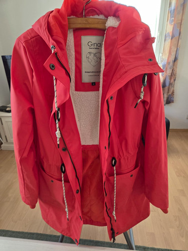 Gina damen parka jacke koralle - gina,